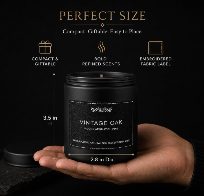 Aromatherapy Men's scented candles