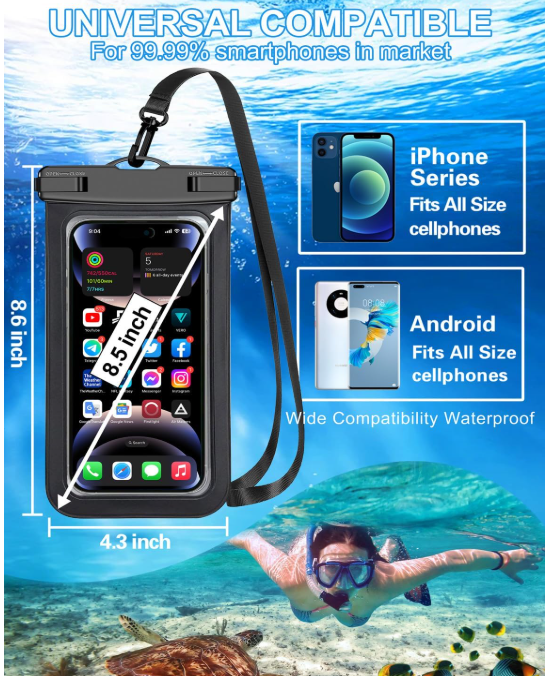 Famoby Multicolor Waterproof Phone Pouch